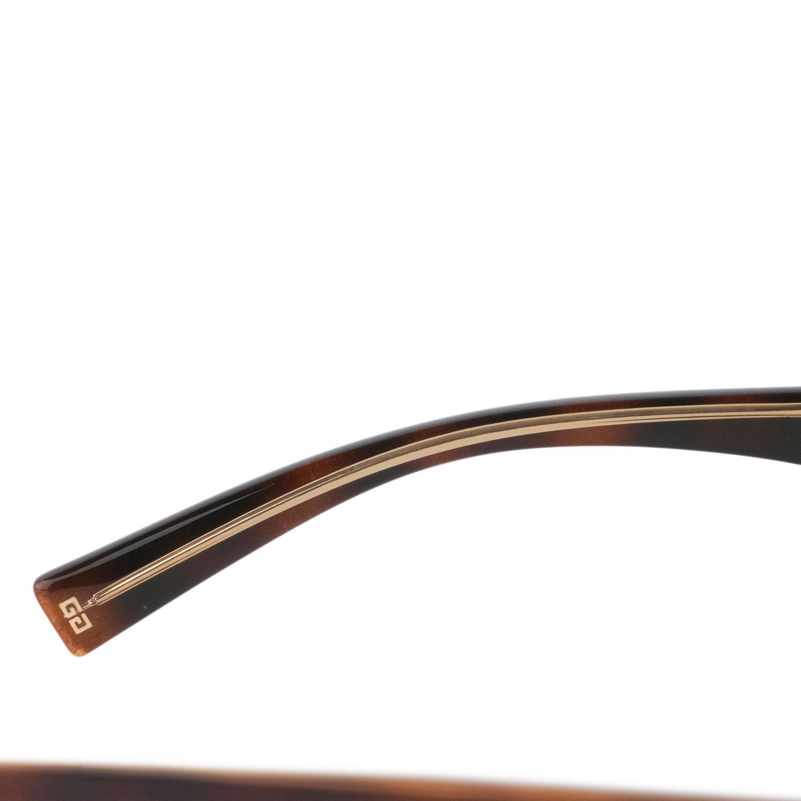 Givenchy Givenchy GV7153 Gold Logo Rectangular Optyl Brown Sunglasses Size ONE SIZE - 5 Thumbnail