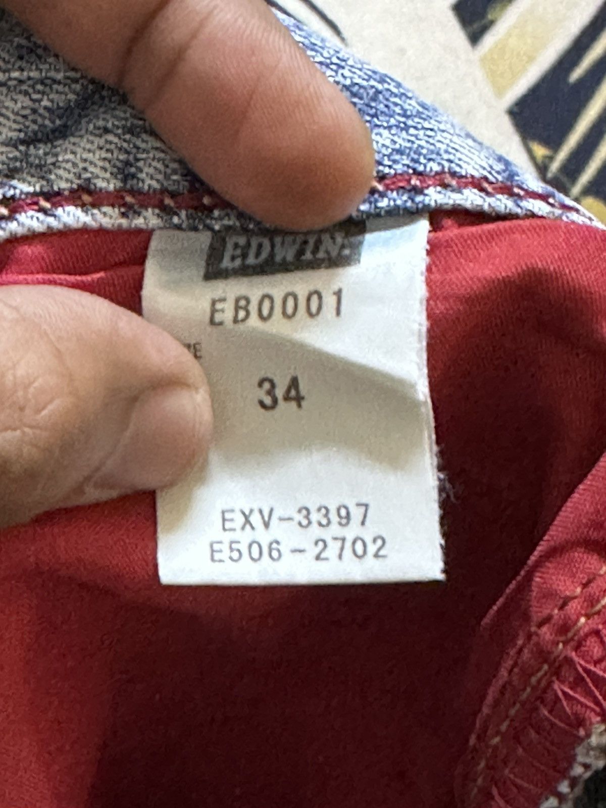 Edwin Vintage Edwin Bluetrip Faded Grunge Distressed Denim Size US 36 / EU 52 - 10 Thumbnail