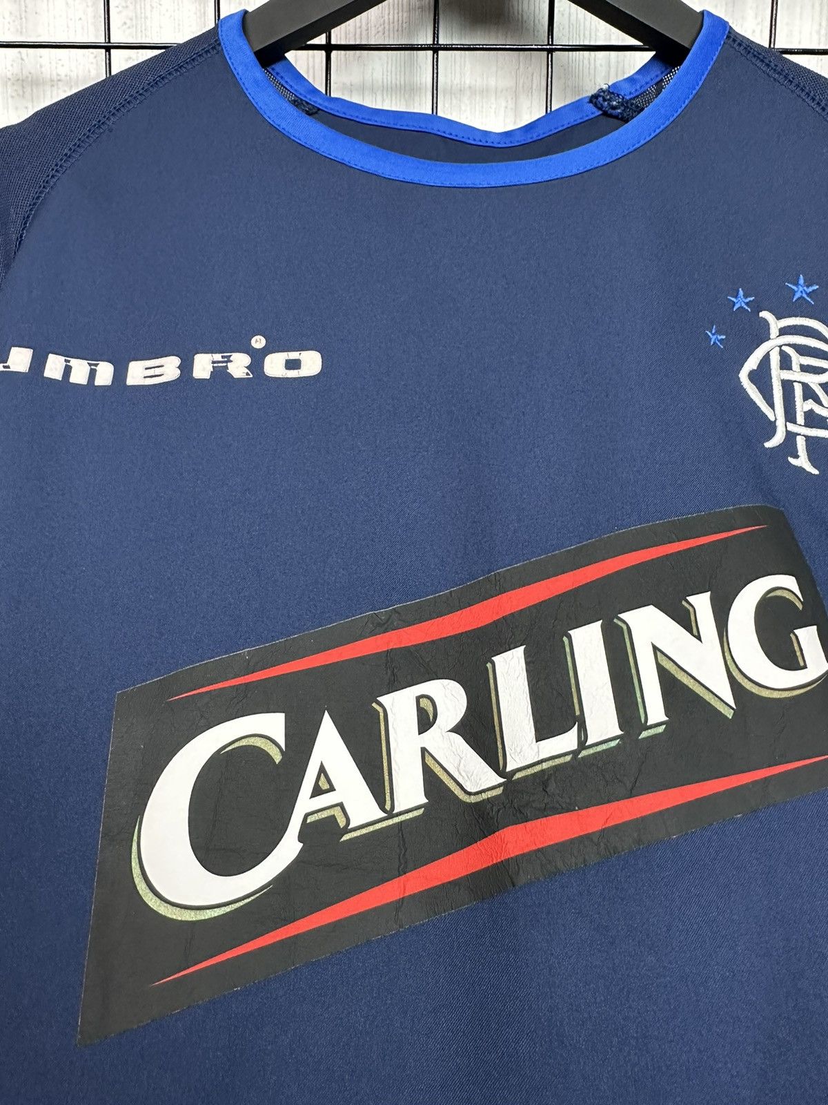 Umbro × Vintage Glasgow Rangers vintage 00’s training jersey Umbro Men Navy Size US M / EU 48-50 / 2 - 7 Thumbnail