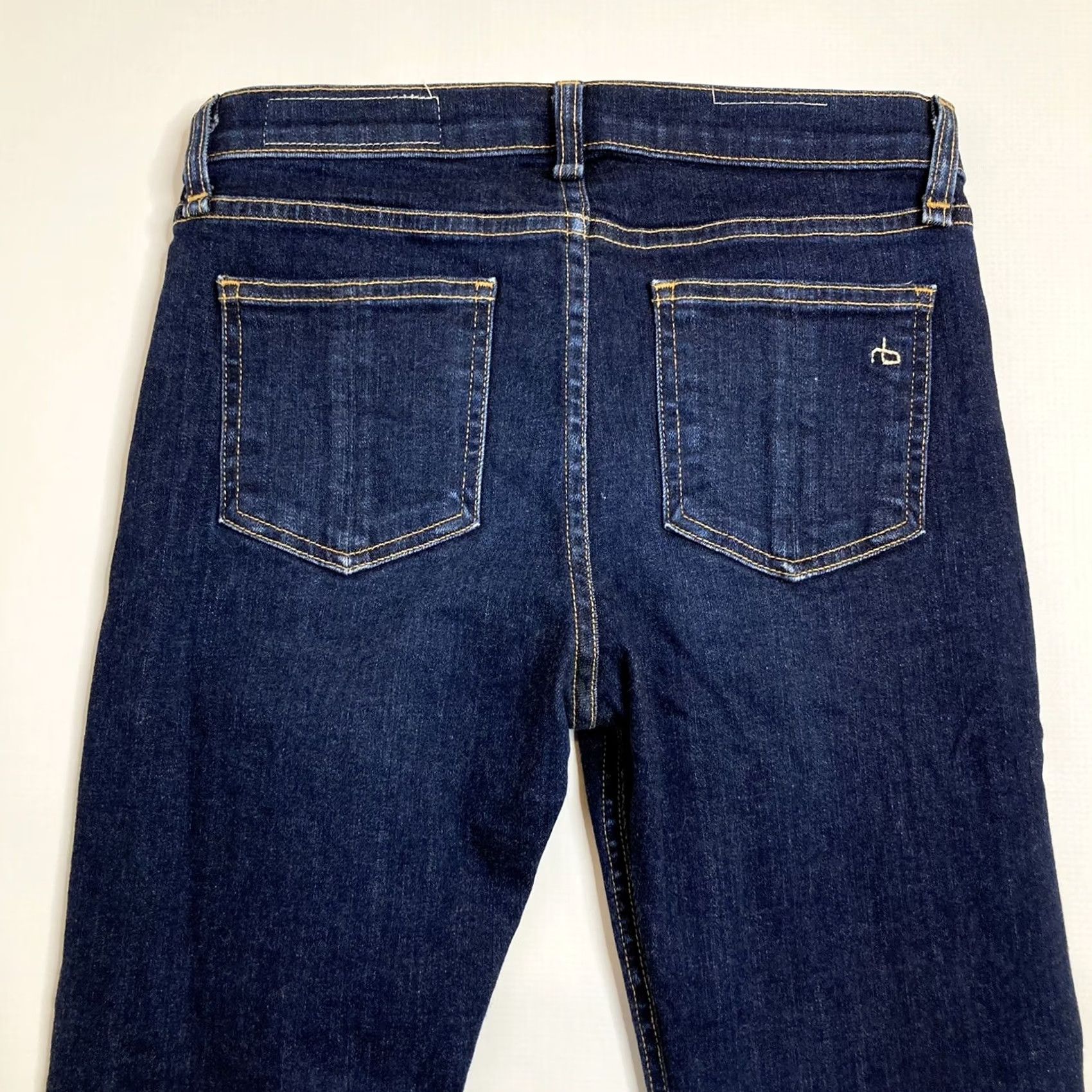 Rag & Bone Rag & Bone Women's High Rise Skinny Heritage Jeans 27 Regular Inseam 30" Denim Blue Size 27 Jeans Size 27" / US 4 / IT 40 - 4 Thumbnail