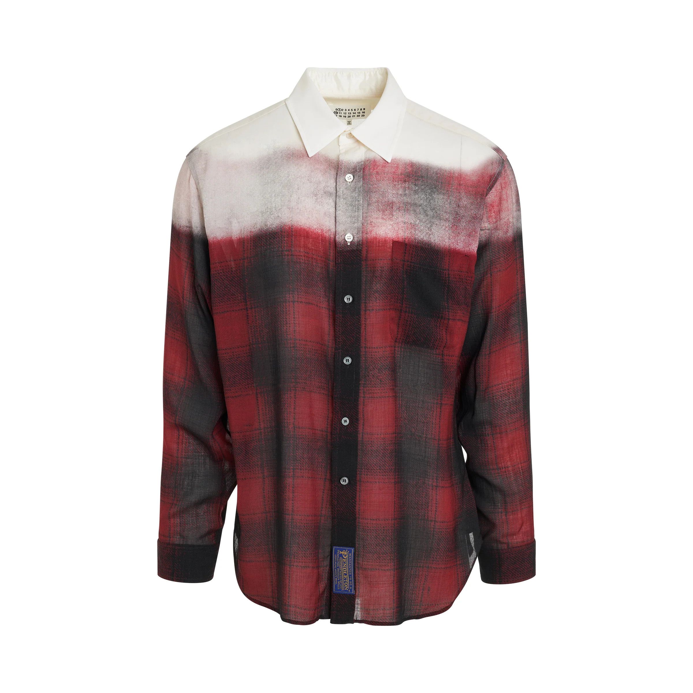 Maison Margiela o1mris0824 Checked Shirt in Red Size US M / EU 48-50 / 2 - 1 Thumbnail