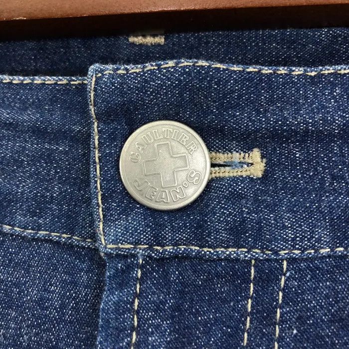 Jean Paul Gaultier Vtg 90’ JEAN PAUL GAULTIER Blue Jeans Denim Slim Fit Pant Size 28" / US 6 / IT 42 - 5 Thumbnail