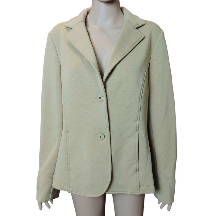 Other Dialogue Classic's Women's Beige Button Down Dress Coat Grailed