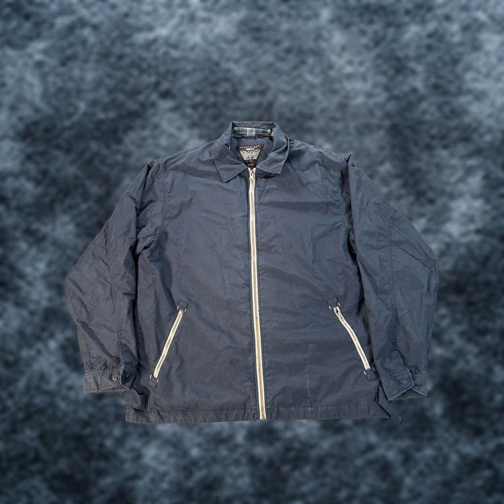 Vintage SCOTTeVEST Windbreaker Jacket Men XL Navy Blue Pockets Travel Gear Size US XL / EU 56 / 4 - 1 Thumbnail