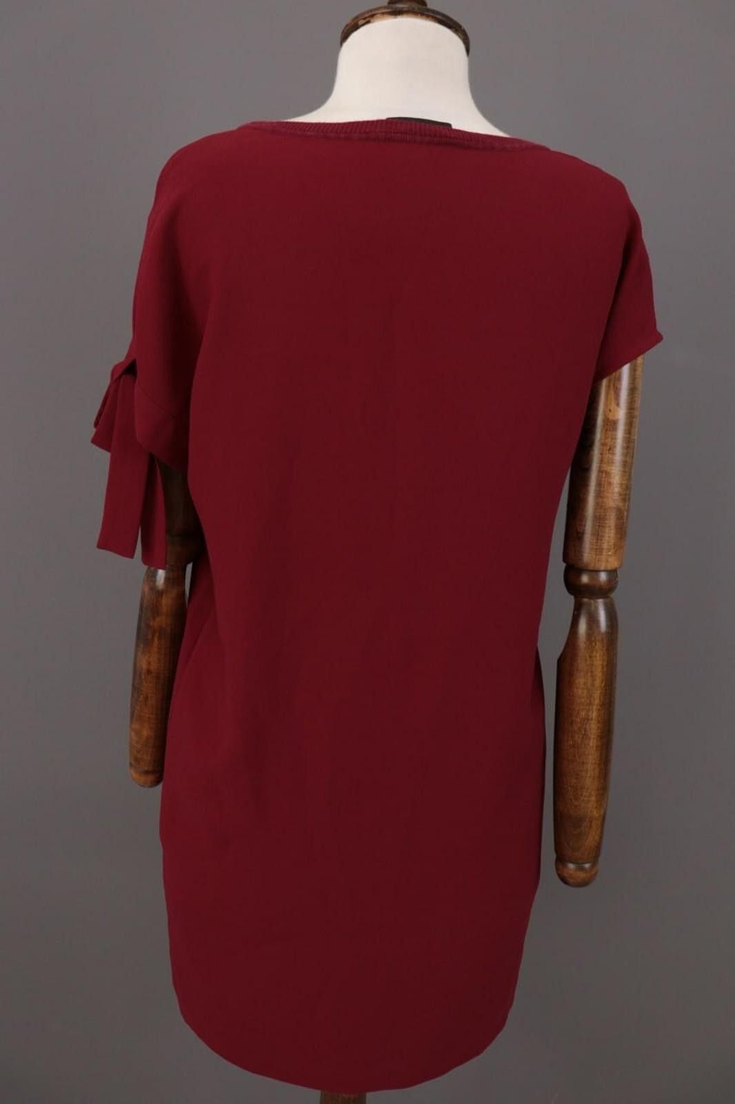 Designer Cop Copine Red Short Sleeve Shift Summer Short Dress Size 36 Size M / US 6-8 / IT 42-44 - 11 Thumbnail