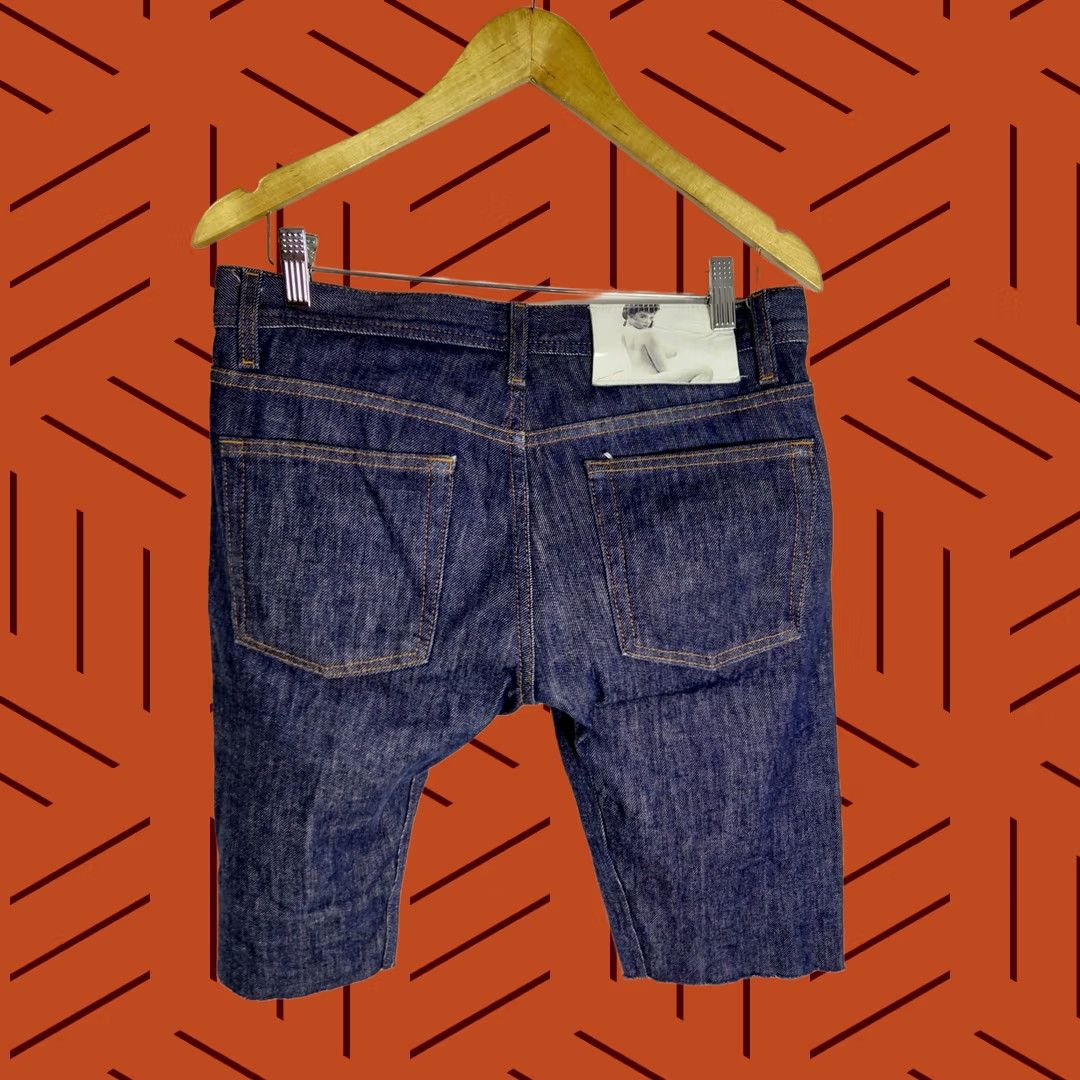Vintage Naked & Famous Denim Jeans Blue 100% Cotton Solid Classic Size 30 Womens Regular Fold-Over Baggy Style? Size 30" / US 8 / IT 44 - 1 Thumbnail
