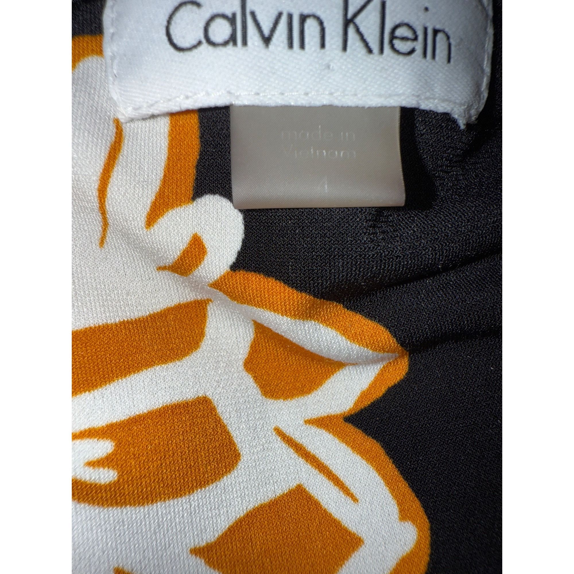 Calvin Klein Calvin Klein Women's Floral Print Wrap Dress Petite XS Size XS / US 0-2 / IT 36-38 - 4 Thumbnail
