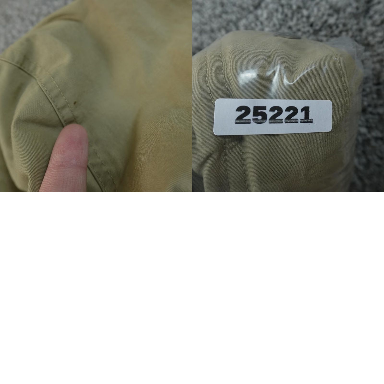 Vintage Woolrich Coat Parka Womens M Beige Twill Hooded Lined Pockets Button Logo Outdoor Casual Travel Winter Fall Size M / US 6-8 / IT 42-44 - 10 Thumbnail