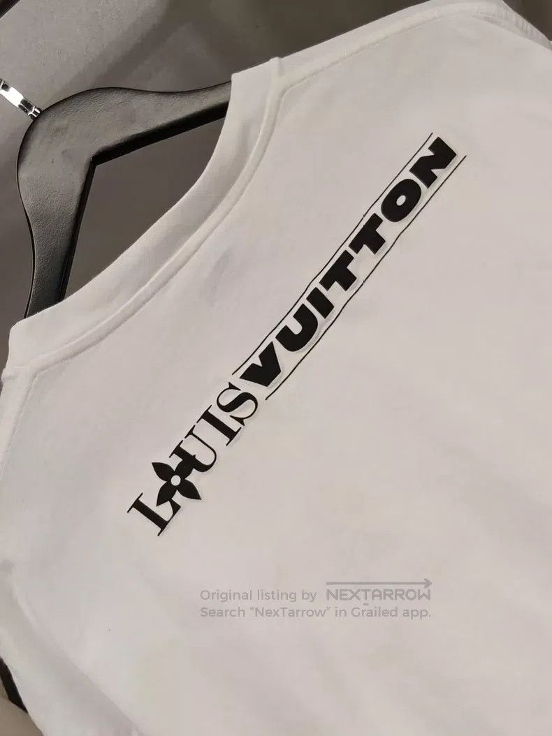 Louis Vuitton Louis Vuitton NBA Co-Branded White Casual Short Sleeve T-S Size US L / EU 52-54 / 3 - 7 Thumbnail