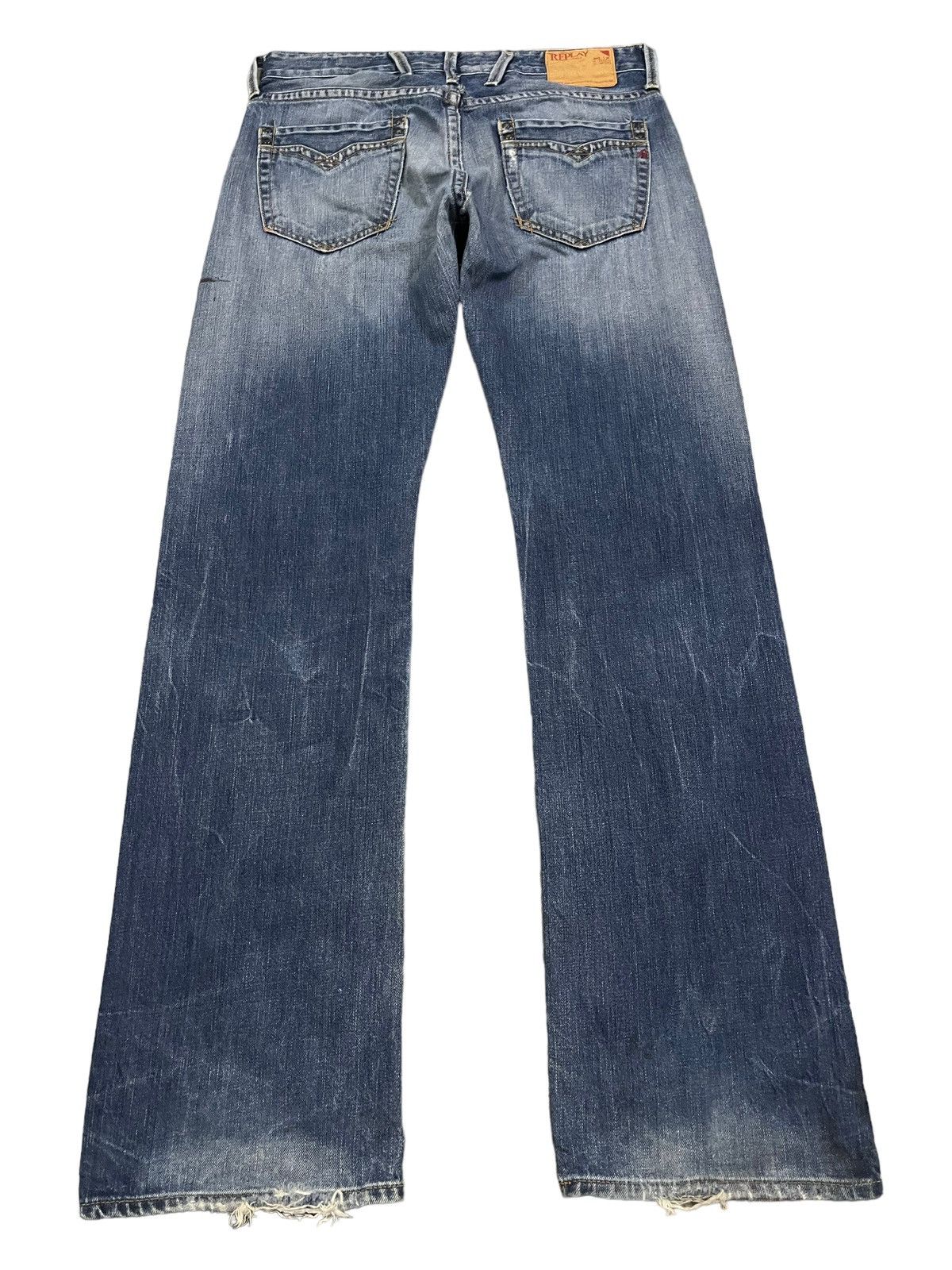 Replay Vintage 90s Replay Blue Wash Style Loose Jeans Size US 32 / EU 48 - 2 Thumbnail
