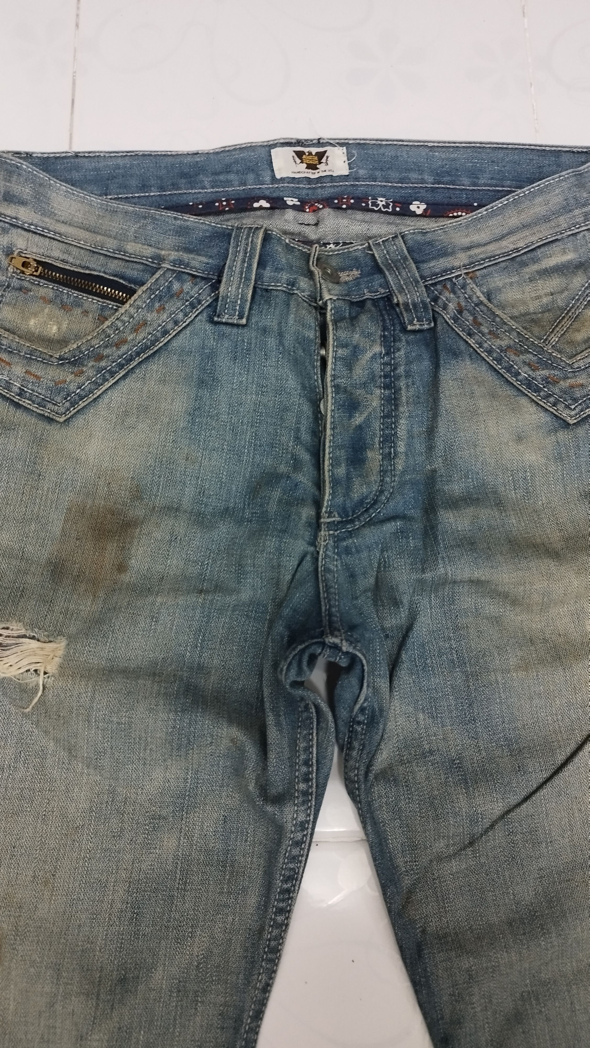 Antik Denim × Cowboy Equipment × Le Grande Bleu (L.G.B.) ANTIK DENIM flare Size US 32 / EU 48 - 16 Thumbnail