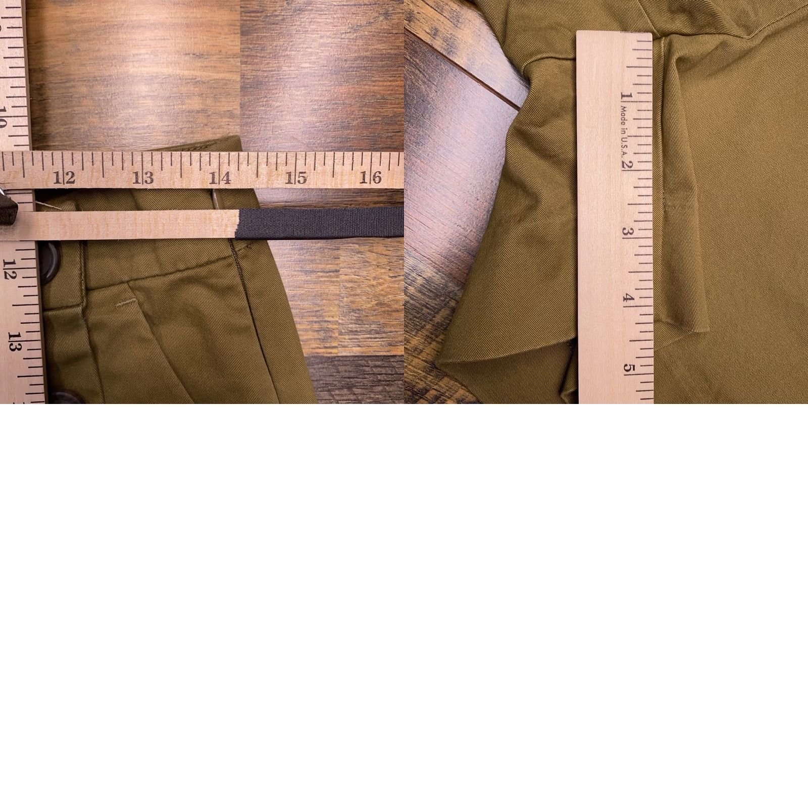 Banana Republic Banana Republic 4 Inch Short Womens 0 Brown Buttons Mid Rise Stretch Knit Casual Size 25" / US 0 / IT 36 - 8 Thumbnail