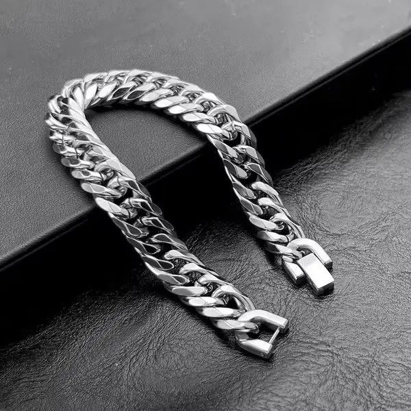 Jewelry Syoko x Kin 21 cm Cuban Style Heavyweight Bracelet Size ONE SIZE - 1 Thumbnail
