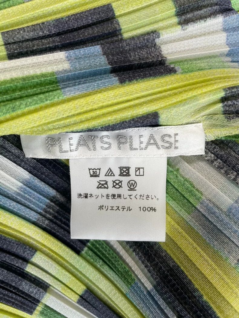 Issey Miyake Issey Miyake size:2 Green Mosaic dress Size XS / US 0-2 / IT 36-38 - 2 Thumbnail