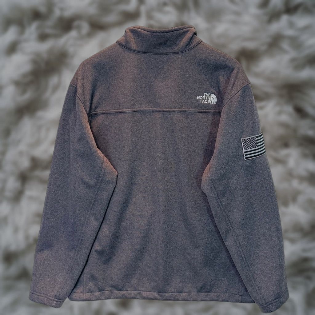 The North Face The North Face Jacket Mens XL Gray Ridgewall Softshell Logo Full Zip Windbreaker Casual Mens XL Gray Logo Solid Softshell Jacket Size US XL / EU 56 / 4 - 1 Thumbnail