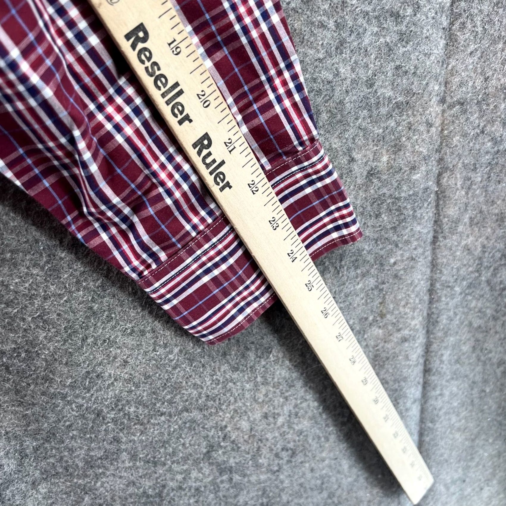 UNTUCKit UNTUCKit Shirt Men XXL Red Button-Down Wrinkle Free Glen Plaid Preppy Check Shirt Size US XXL / EU 58 / 5 - 4 Thumbnail