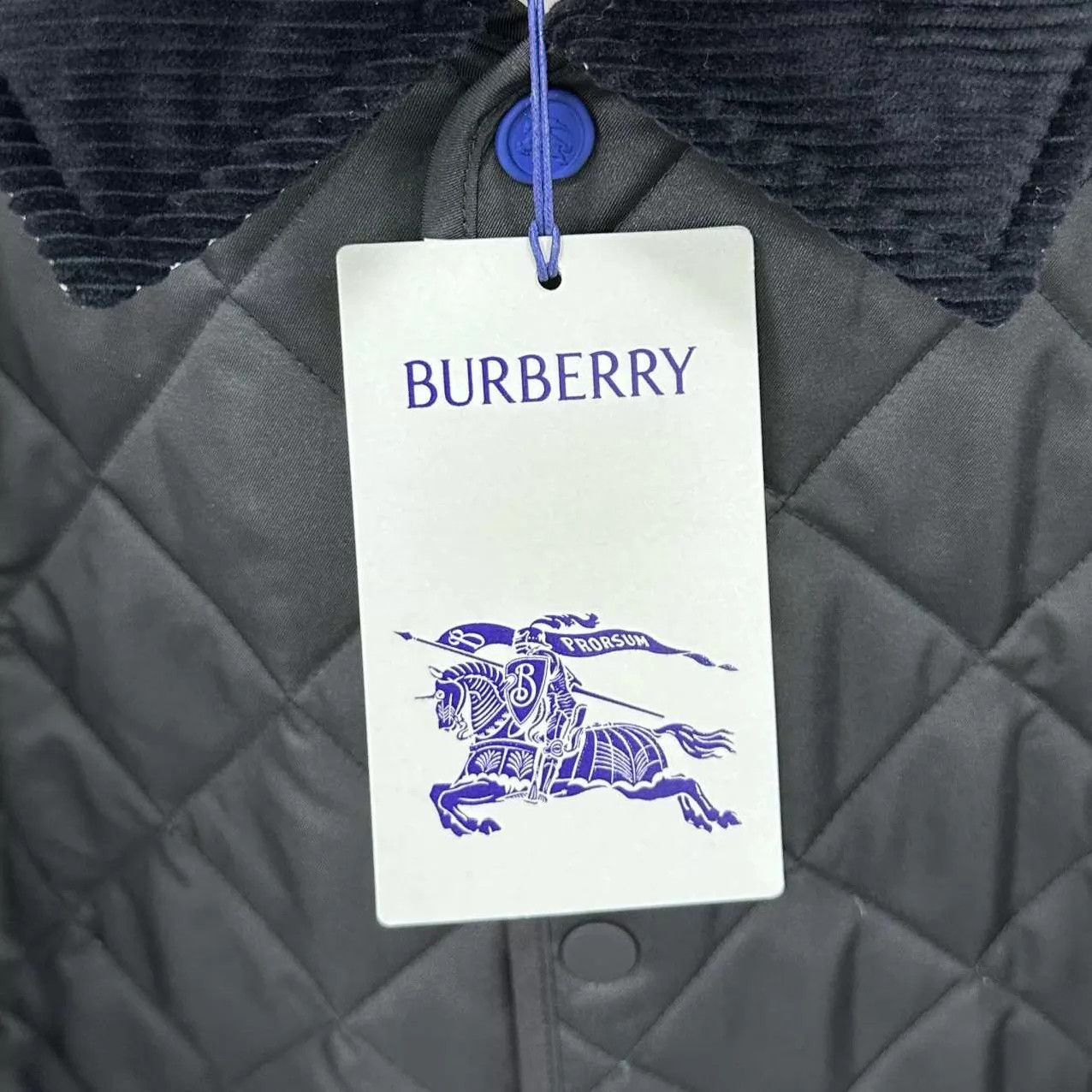 Burberry Burberry Black Quilted Mid-Length Padded Jacket 14Y NWT Size XS / US 0-2 / IT 36-38 - 4 Thumbnail