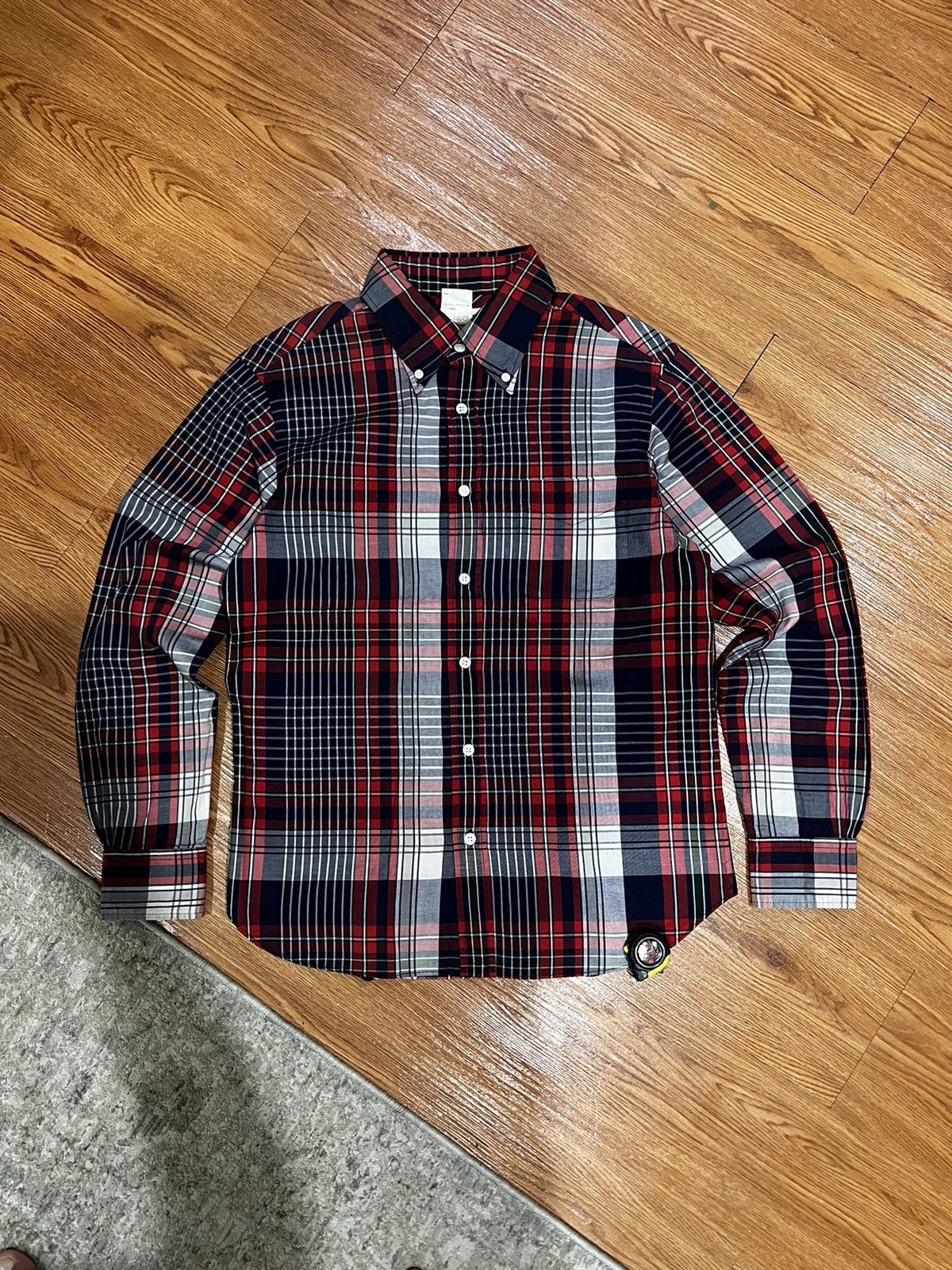 image of Easy Earl Life Eel Item Flannel in Red, Men's (Size Medium)