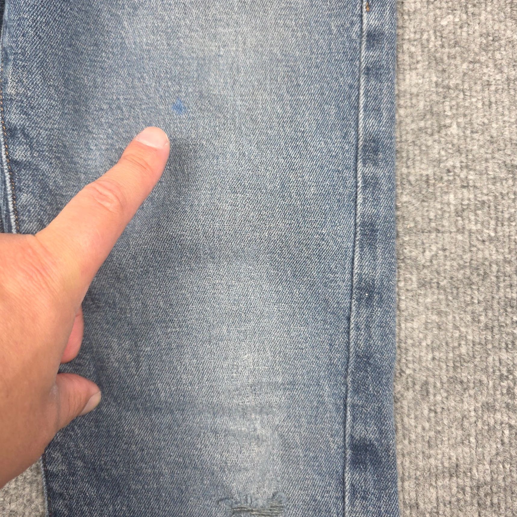 Levi's VINTAGE Levi's 511 Jeans Mens 28x29 Slim Tapered Blue Made & Crafted Denim Cotton Blend Pockets Stretch Slim fit Mens Jeans 90s style Size US 28 / EU 44 - 6 Thumbnail