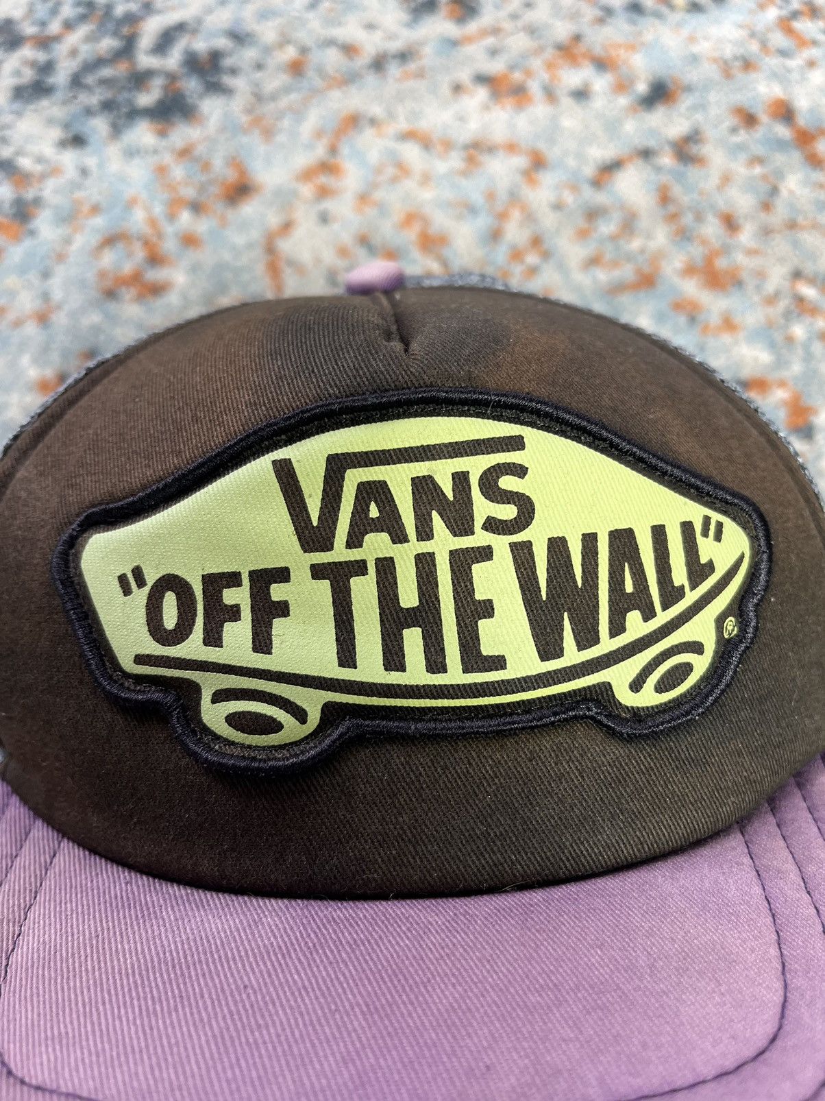 Vans × Vintage Vintage 90s Vans trucker hat worn to perfection Size ONE SIZE - 4 Thumbnail
