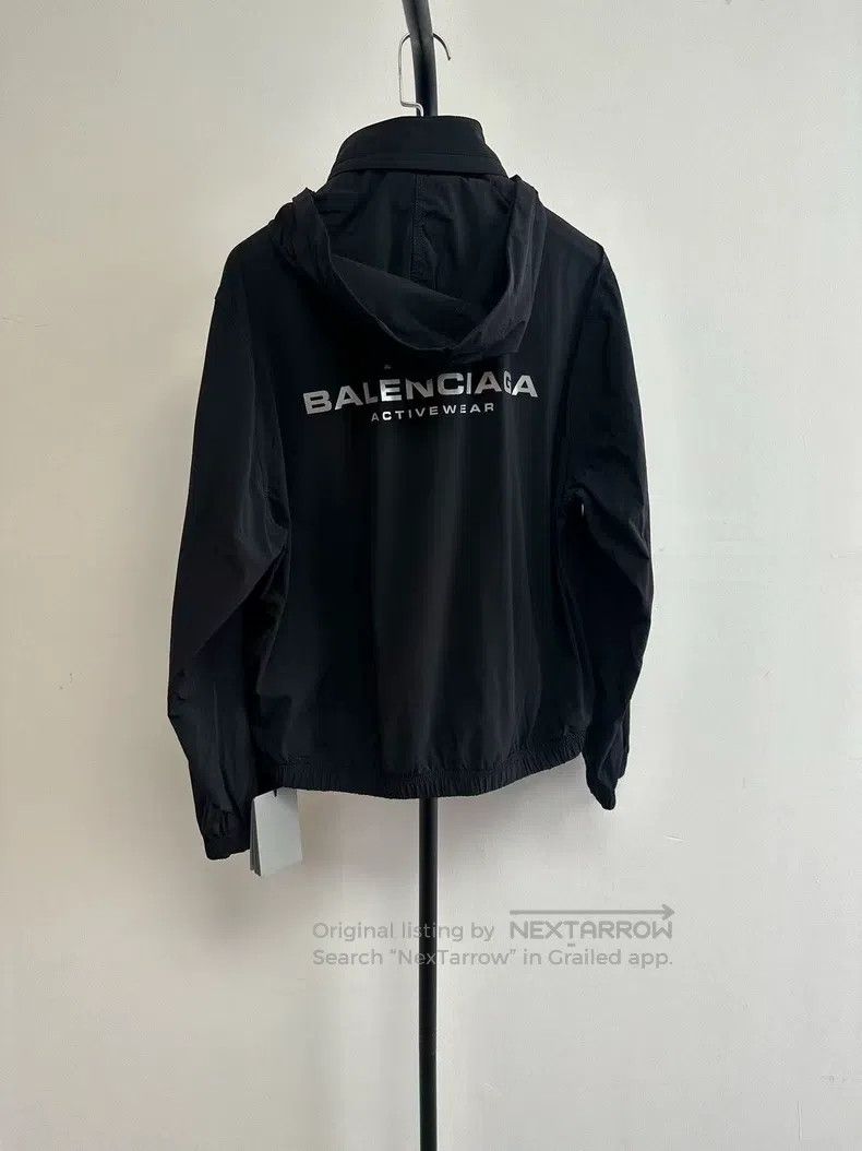 Balenciaga Balenciaga High Neck Removable Hooded Zip-Up Jacket, Black Size S / US 4 / IT 40 - 2 Thumbnail