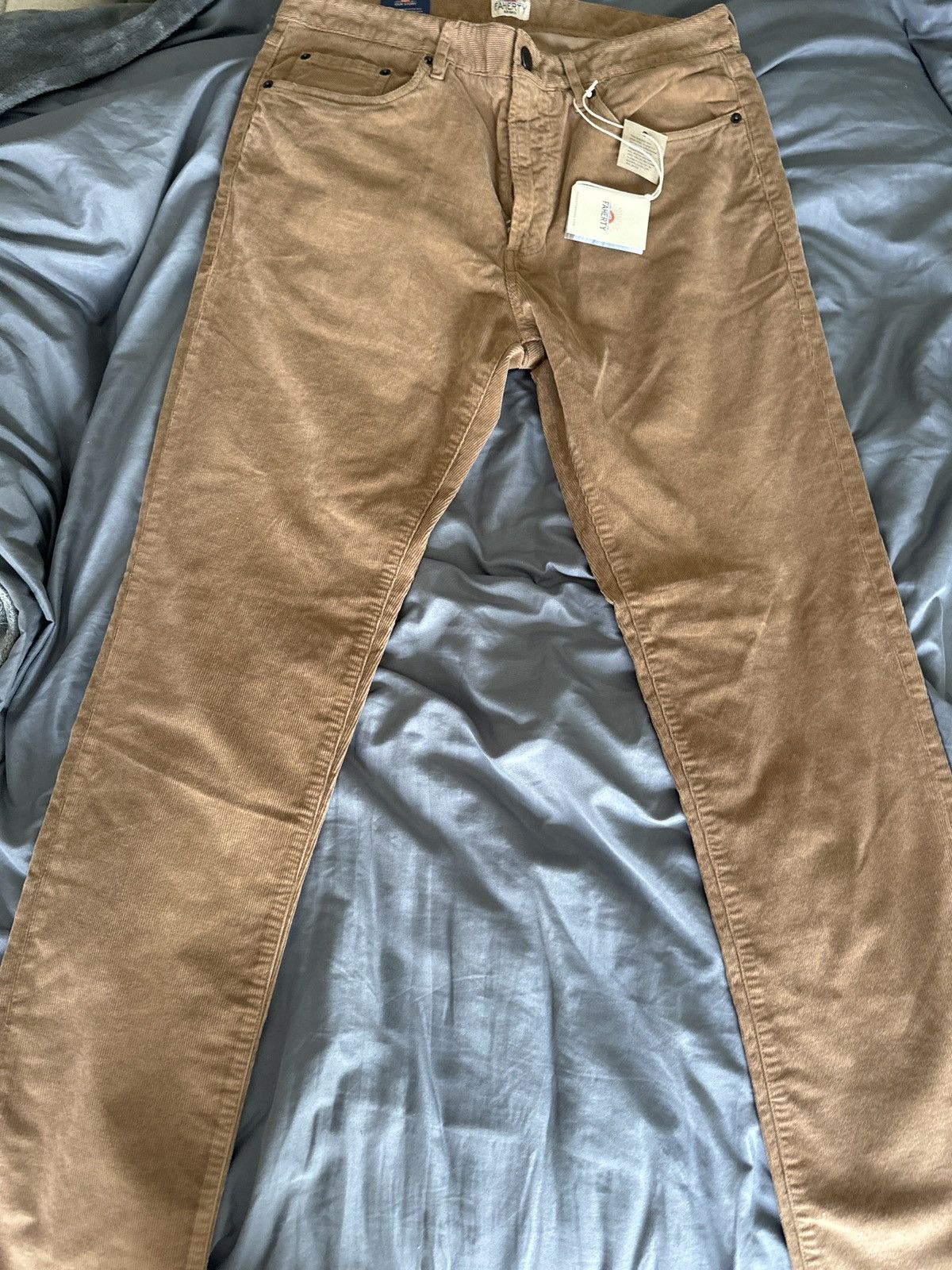 Faherty Brand new faherty brown corduroy pants Size US 31 - 3 Thumbnail