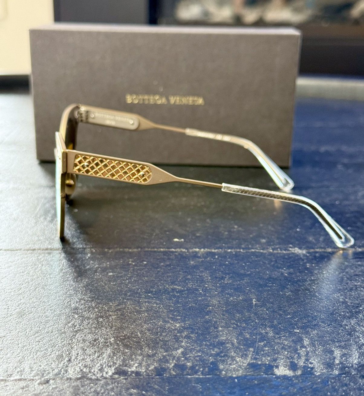 Bottega Veneta 25 / 30 LIMITED EDITION BV15 18K ROSE GOLD FILLED SUNGLASSES Size ONE SIZE - 13 Thumbnail