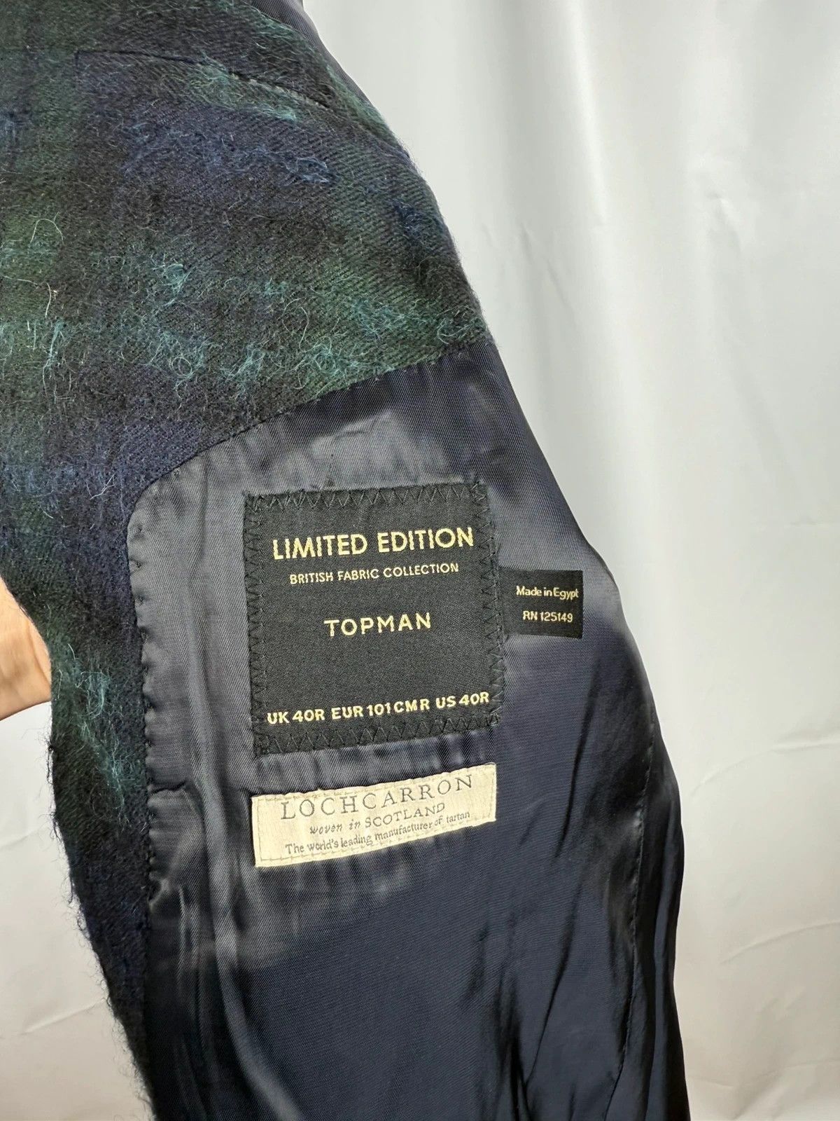 Topman Lochcarron Of Scotland Topman Wool Mohair Coat size 40 Size US M / EU 48-50 / 2 - 8 Thumbnail
