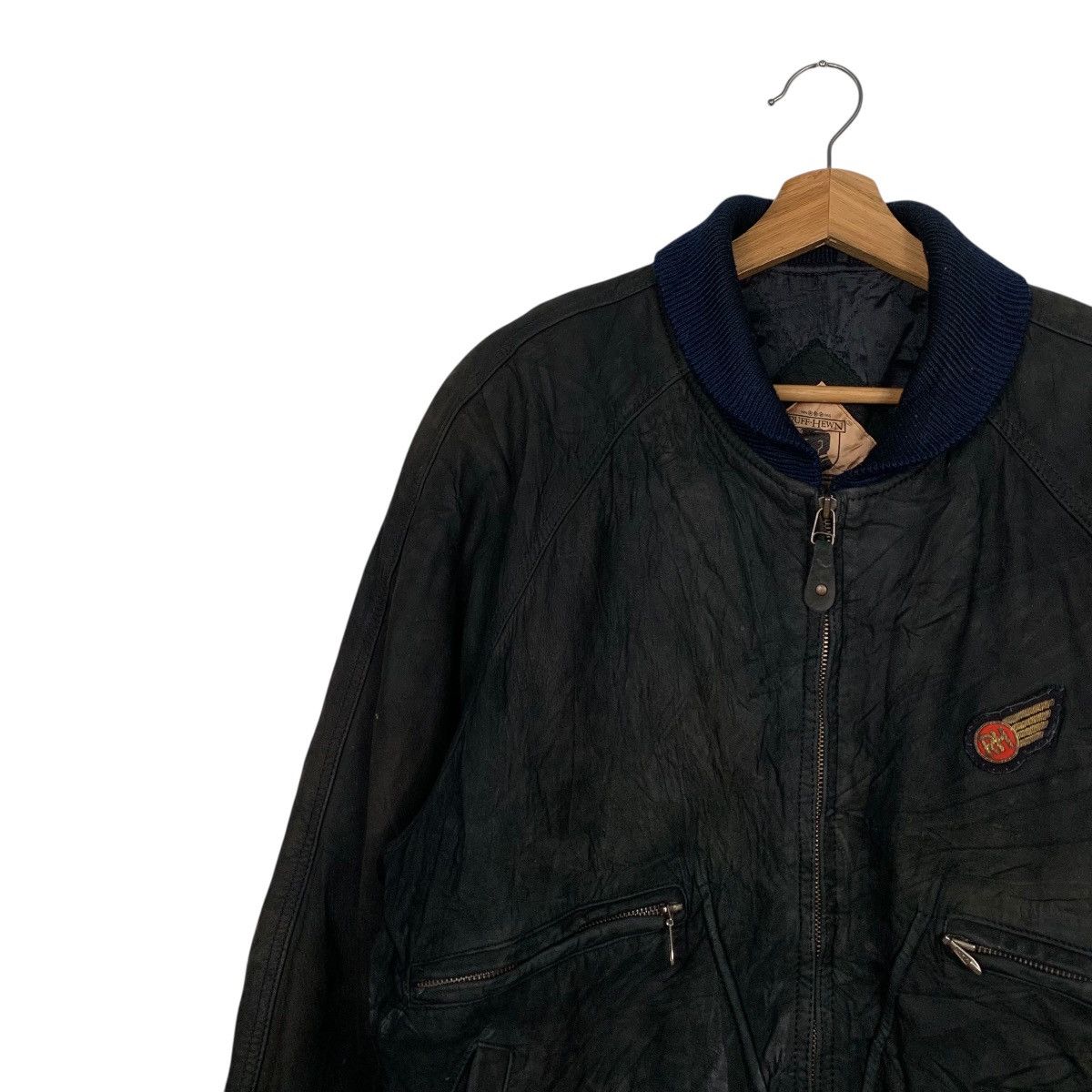 Other Ruff Hewn Military Leather Jacket Size US M / EU 48-50 / 2 - 6 Thumbnail
