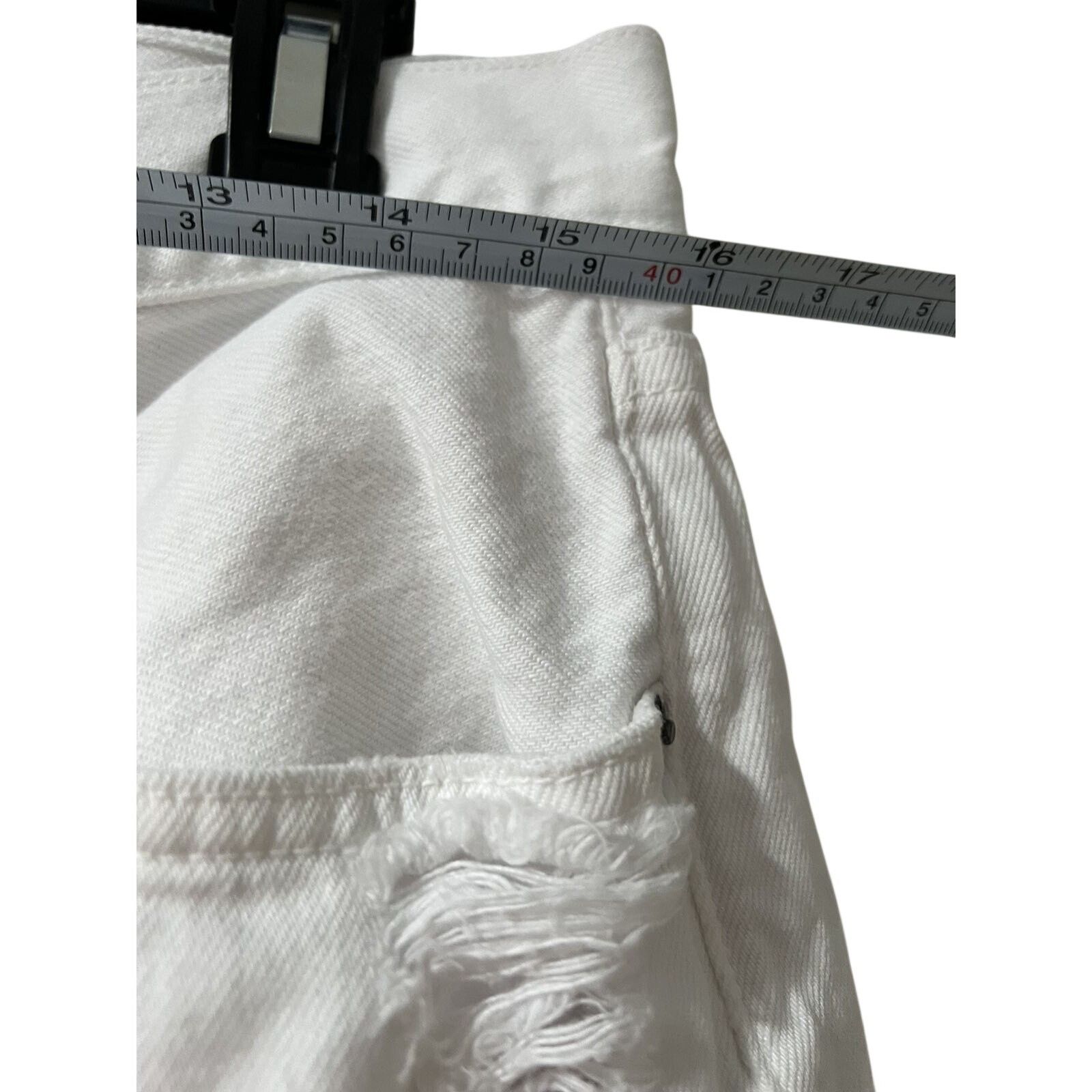 Frame FRAME Women The Cotton Jeans White Size 30 A003088 Size 30" / US 8 / IT 44 - 5 Thumbnail
