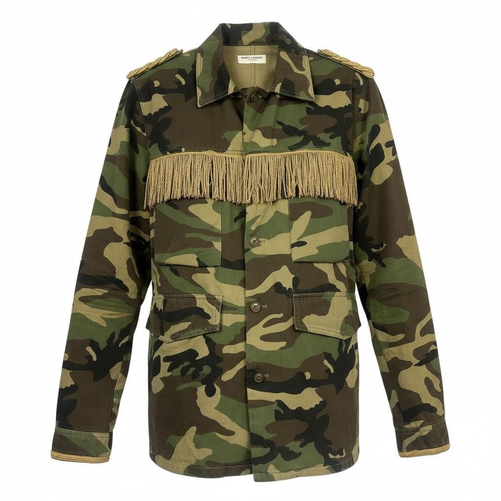 Saint Laurent Paris Camo Military Jacket Size US L / EU 52-54 / 3 - 1 Thumbnail