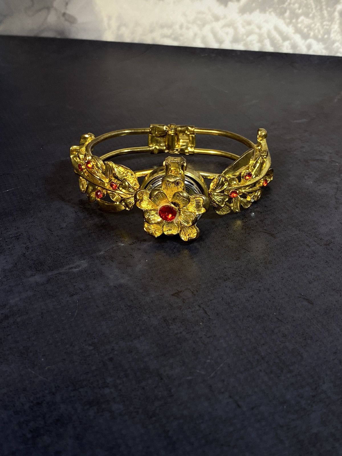 Jewelry Vintage Gold Ornate Bracelet Watch, Japanese Brand Size ONE SIZE - 10 Thumbnail