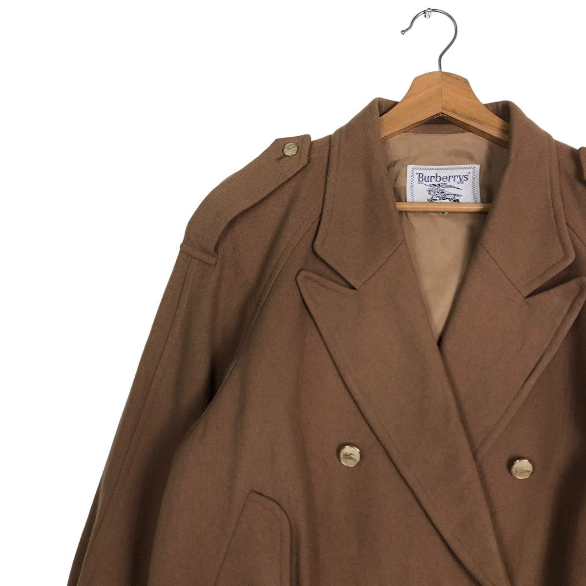Burberry 🔥RICH BROWN - VINTAGE WOOL BOMBER JACKET BURBERRYS Size US M / EU 48-50 / 2 - 7 Thumbnail