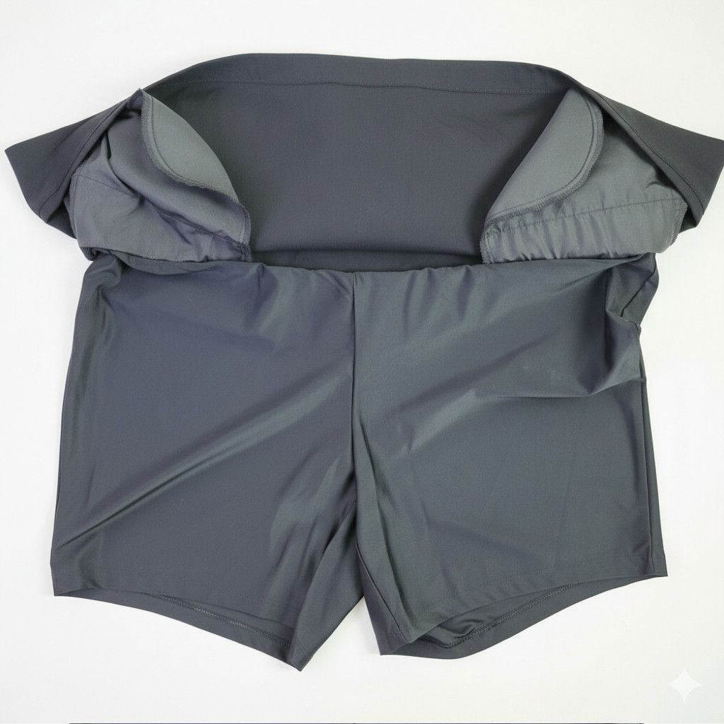 Other S.C.&Co. Size XXL Skort Black Stretchy Skirt Shorts Pockets Size 42" / US 20 - 8 Thumbnail