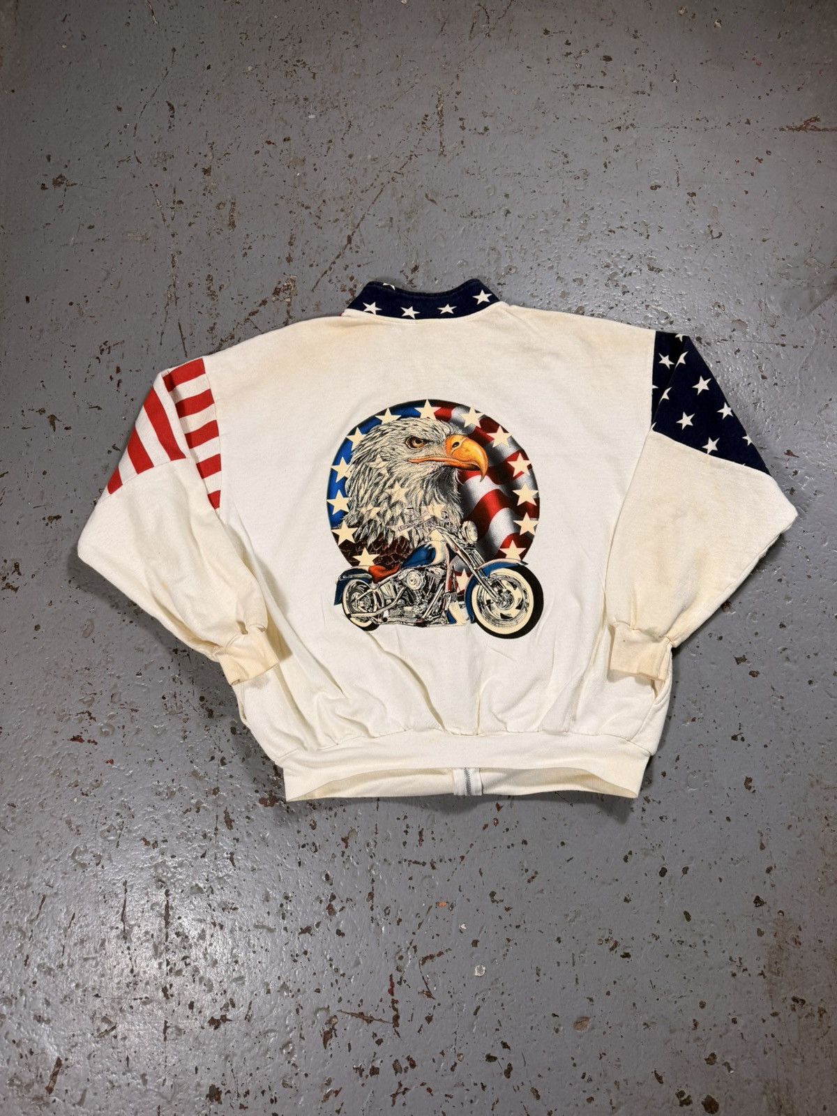 Other Insane Usa America Wagle Zipup Sweater Size US XL / EU 56 / 4 - 7 Thumbnail
