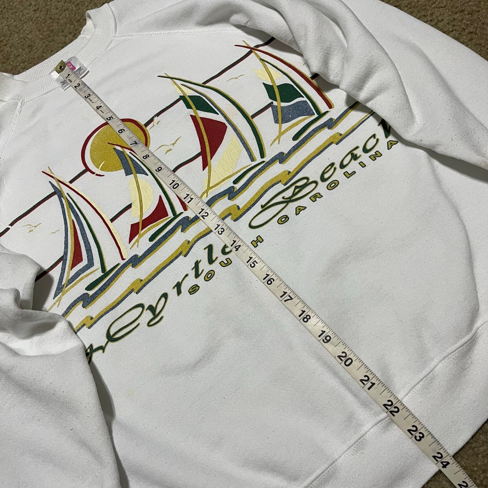 Hanes Vintage 90s Myrtle Beach South Carolina Graphic Crewneck XL Size US XL / EU 56 / 4 - 5 Thumbnail