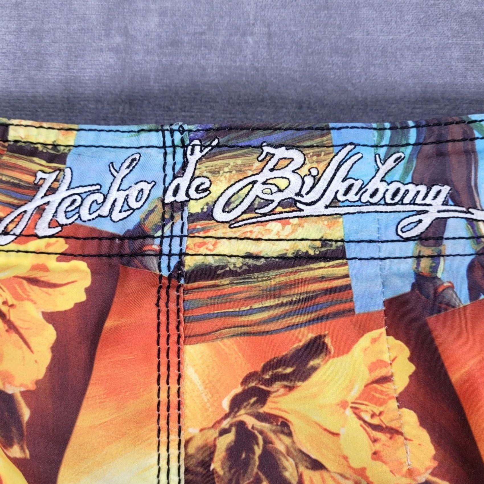 Billabong Billabong Board Shorts Mens Swim Trunks Size 32 Multicolor Patchwork Size US 31 - 7 Thumbnail