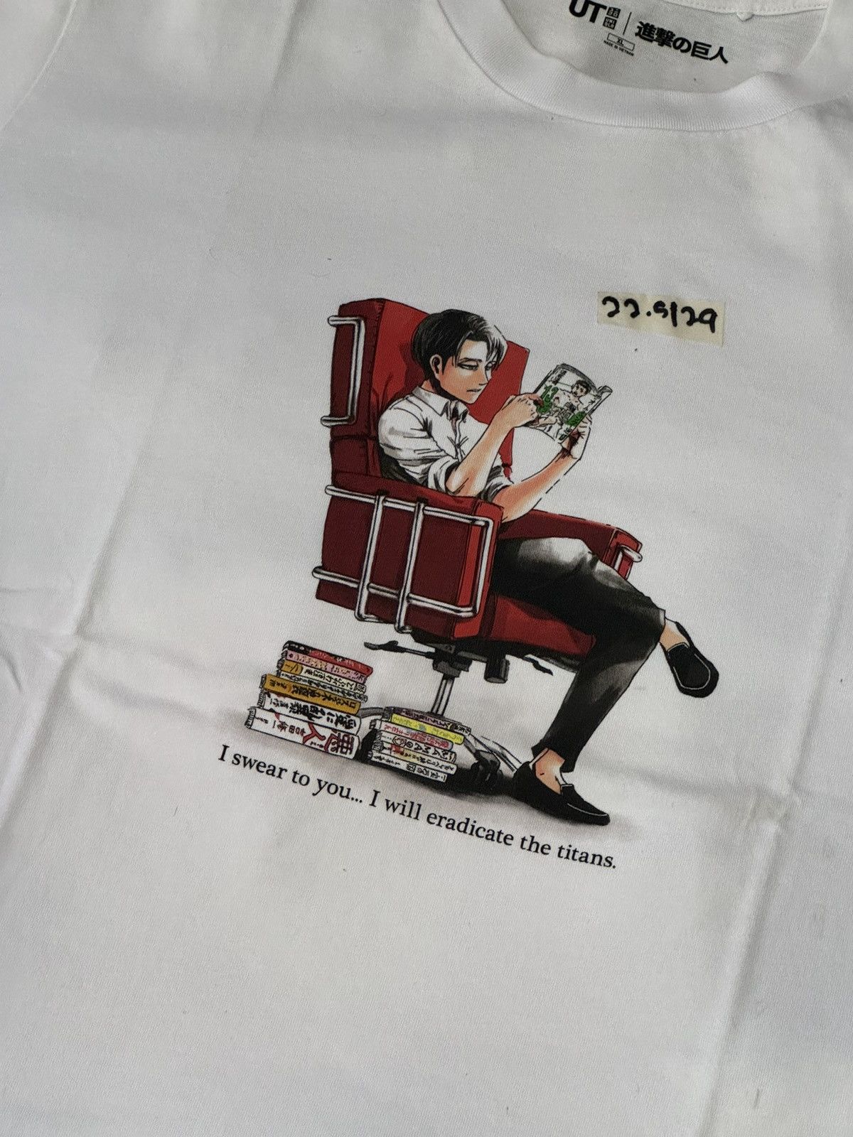 Anime × Japanese Brand × Uniqlo Anime attack on titan levi Size US XL / EU 56 / 4 - 2 Thumbnail