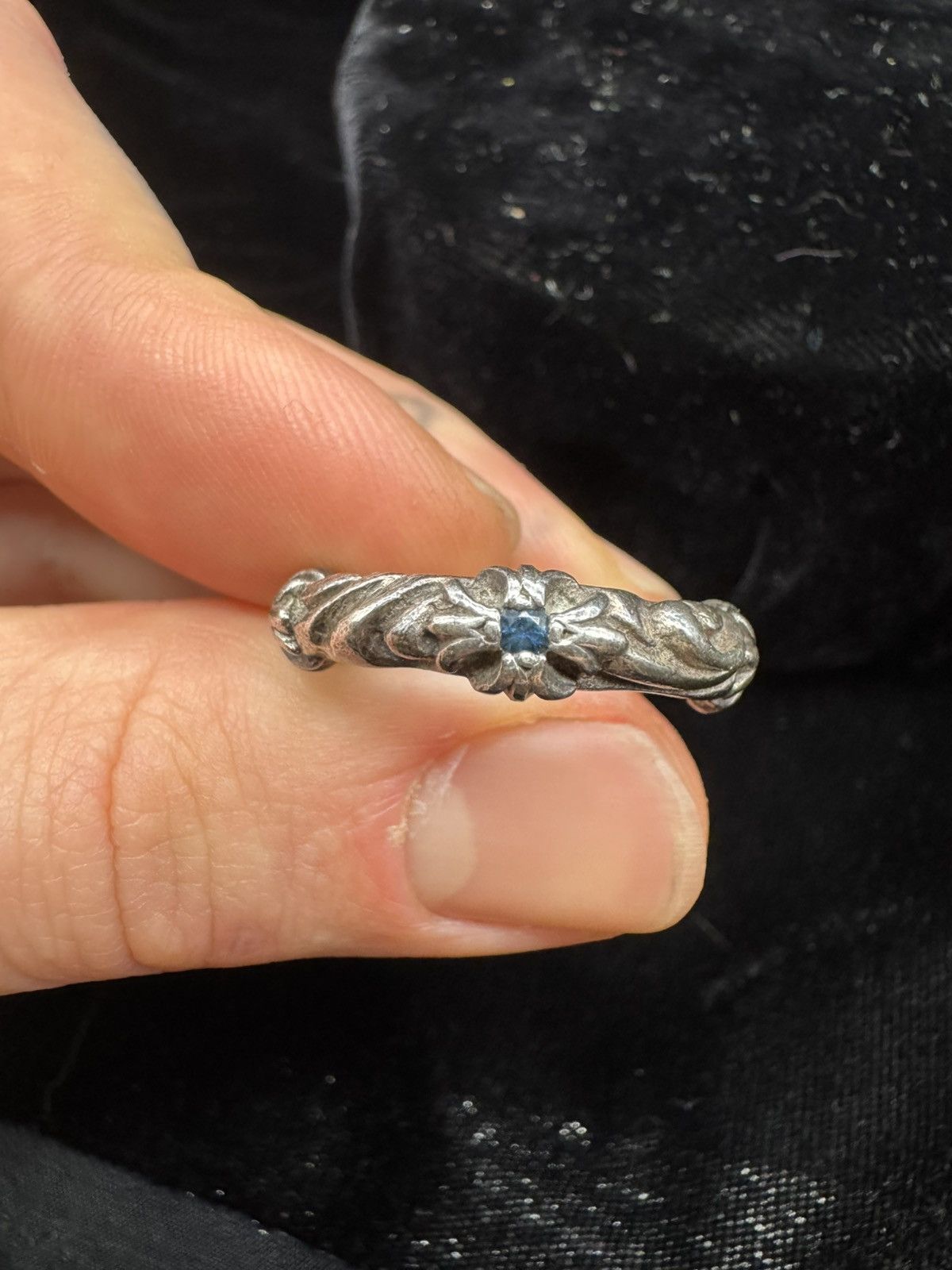 Chrome Hearts Chrome hearts sapphire SBT ring Size ONE SIZE - 2 Thumbnail