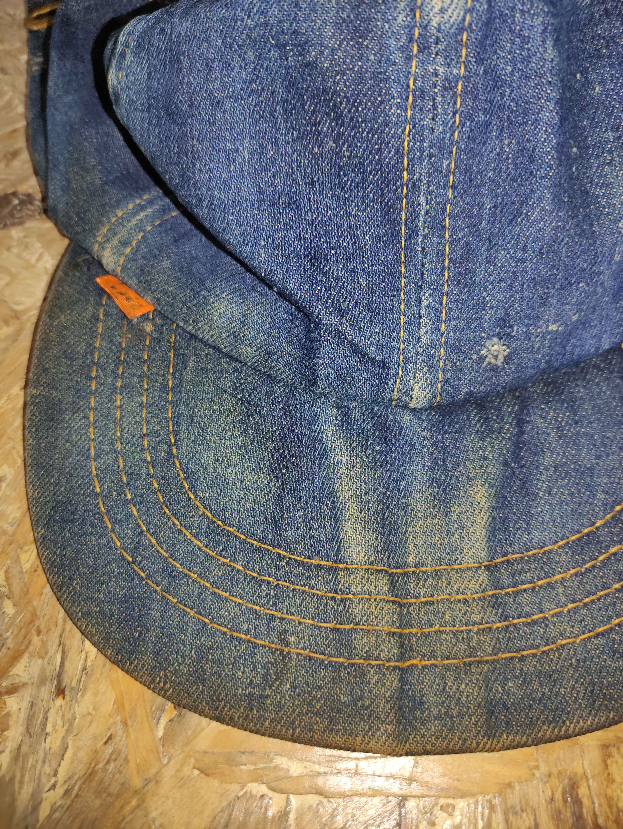 Levi's Vintage Levis Hat Denim 70s Leather Patch Cap Size ONE SIZE - 20 Thumbnail