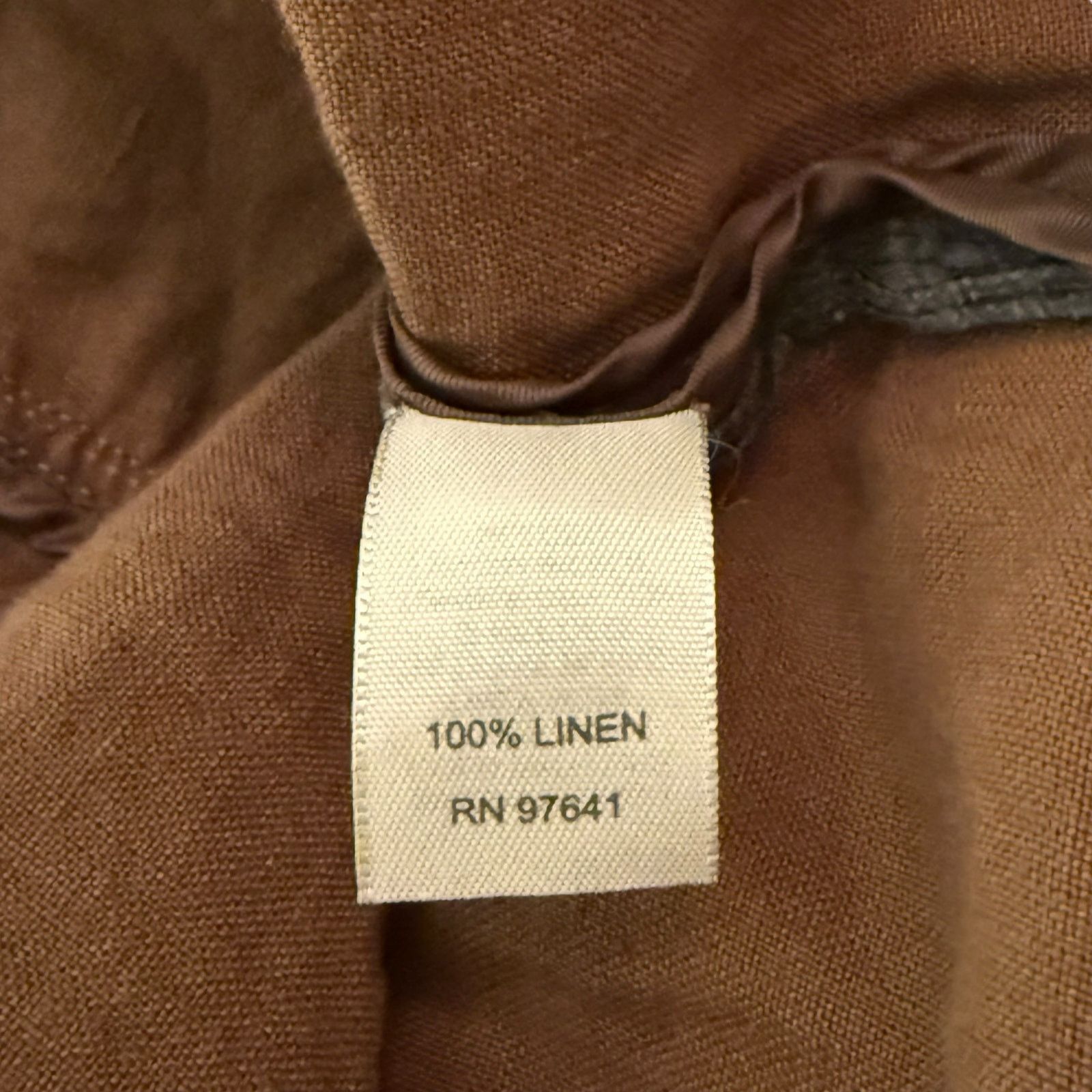 J. Jill J. Jill Linen Shirt Jacket Button Up Shacket Brown Medium Size M / US 6-8 / IT 42-44 - 5 Thumbnail