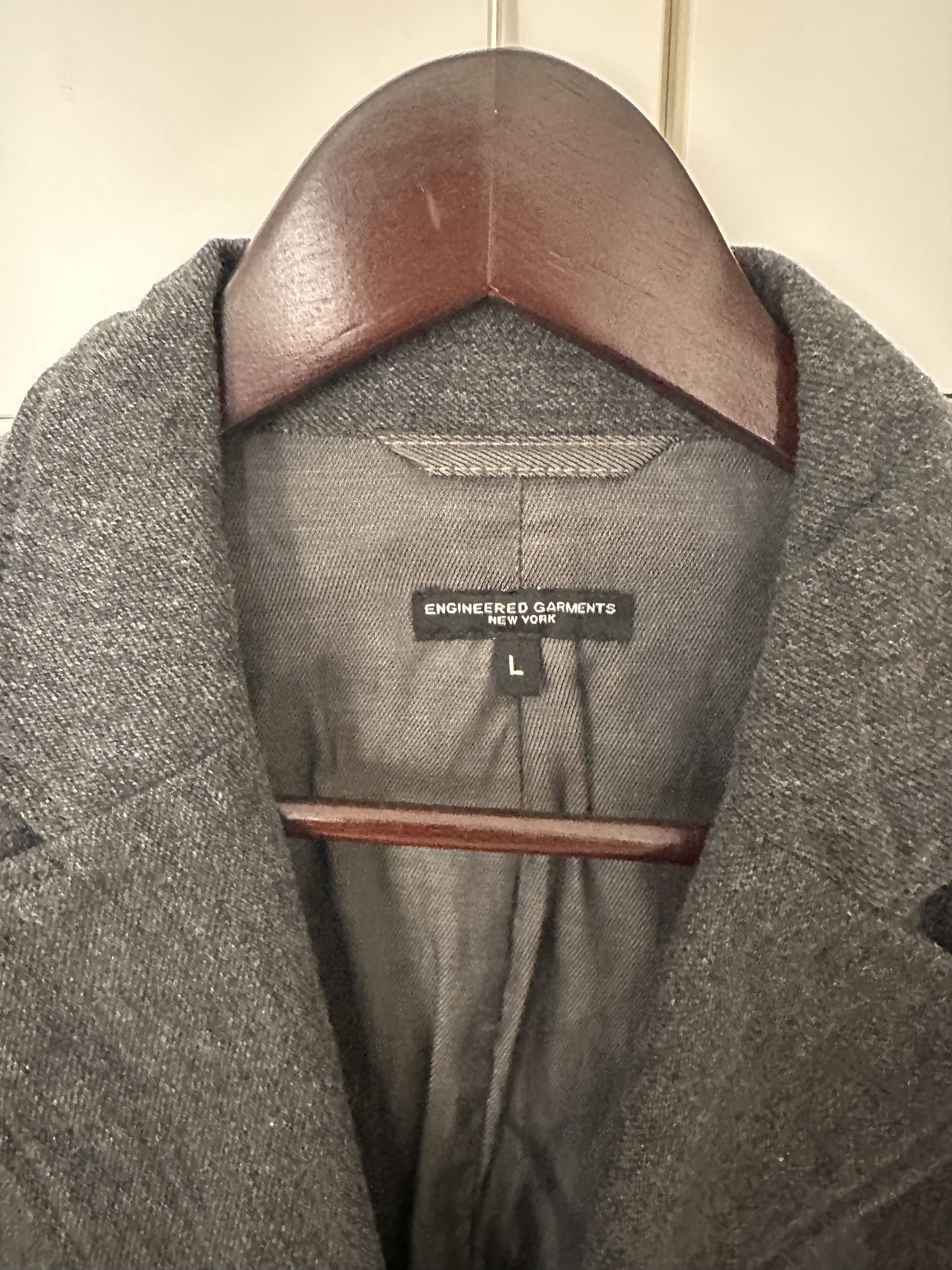 Engineered Garments Engineered Garments Baker Jacket – Charcoal Wool – Size L Size US L / EU 52-54 / 3 - 2 Thumbnail