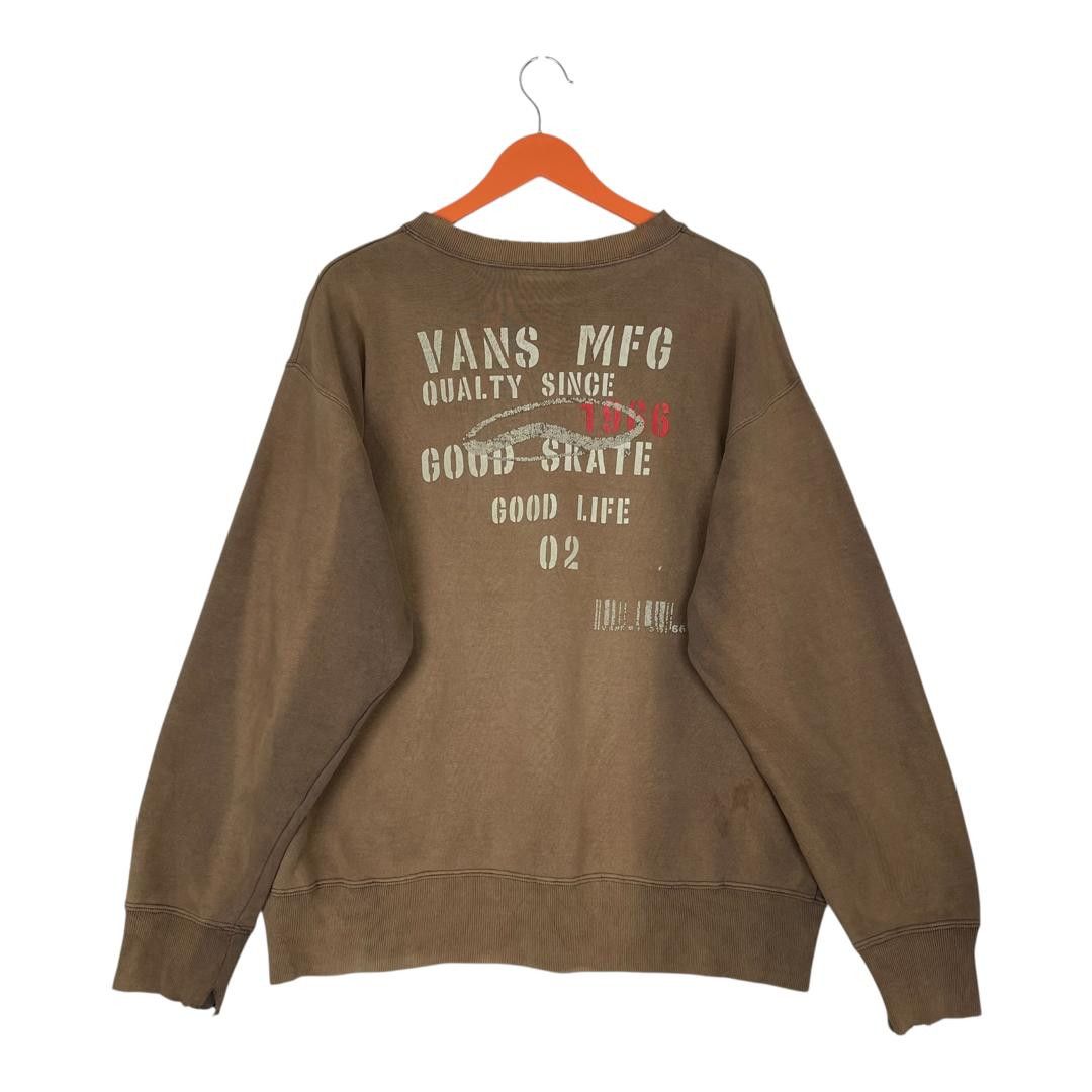 Vans Vintage Vans Backhit Printed Homeless Style Sweatshirt Size US L / EU 52-54 / 3 - 2 Thumbnail