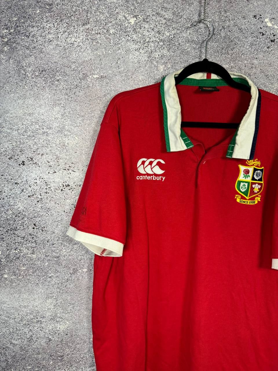Canterbury of New Zealand Men's Red British Irish Lions Rugby Jersey Canterbury Size US XXL / EU 58 / 5 - 3 Thumbnail