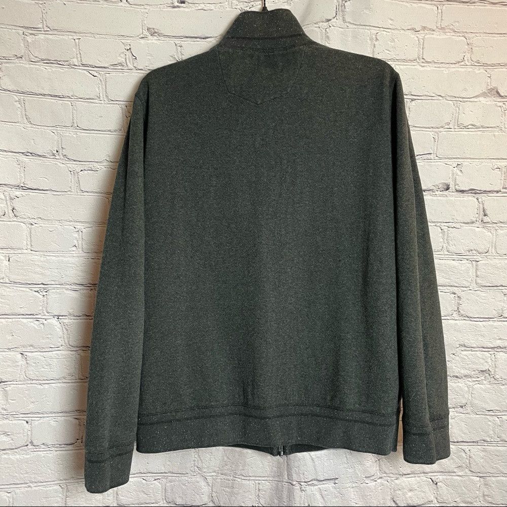 Robert Graham Robert Graham Double Sided Zip Grey Sweater Size M/L Size US M / EU 48-50 / 2 - 2 Thumbnail