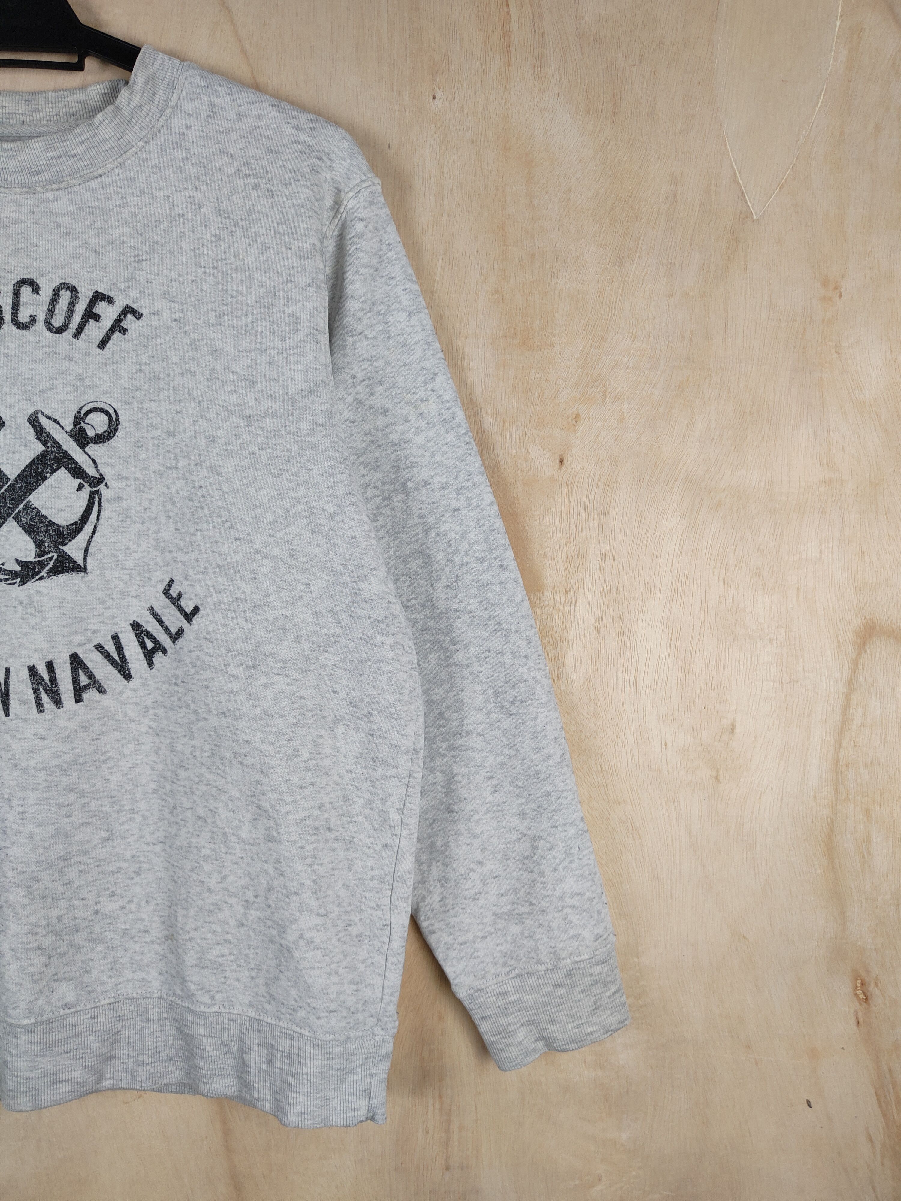Japanese Brand Roscoff Aviation Navale GU Gray Sweatshirts #S2605 Size US XL / EU 56 / 4 - 6 Thumbnail