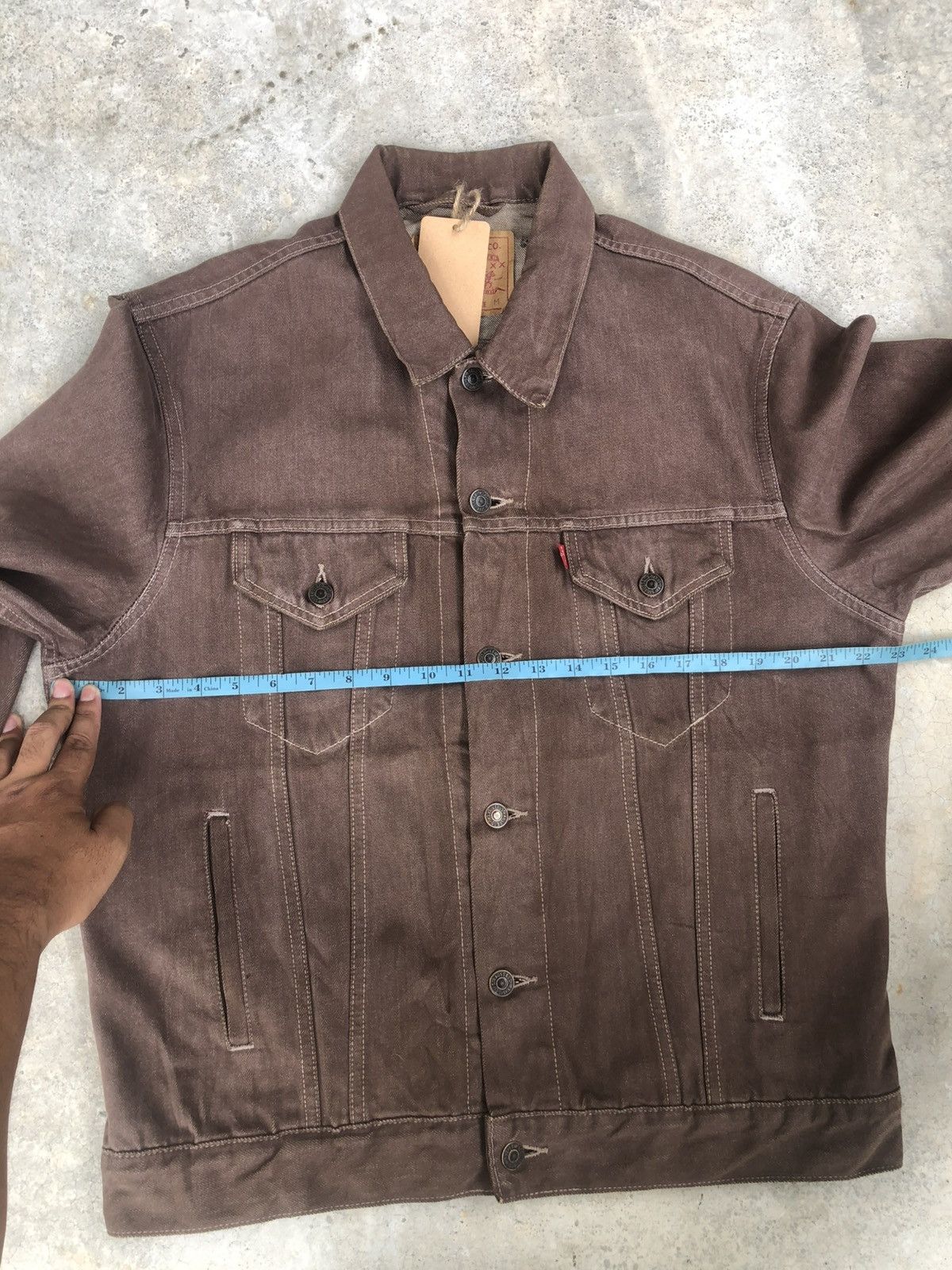 Levi's Vintage 90s' Levi’s Denim Jacket Distressed Denim Size US M / EU 48-50 / 2 - 19 Thumbnail