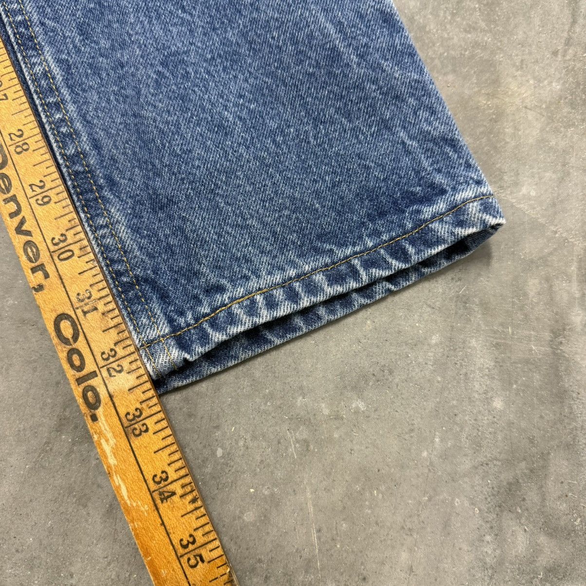 Carhartt × Vintage Vintage Y2K Carhartt Distressed Work Wear Jeans Size US 32 / EU 48 - 15 Thumbnail