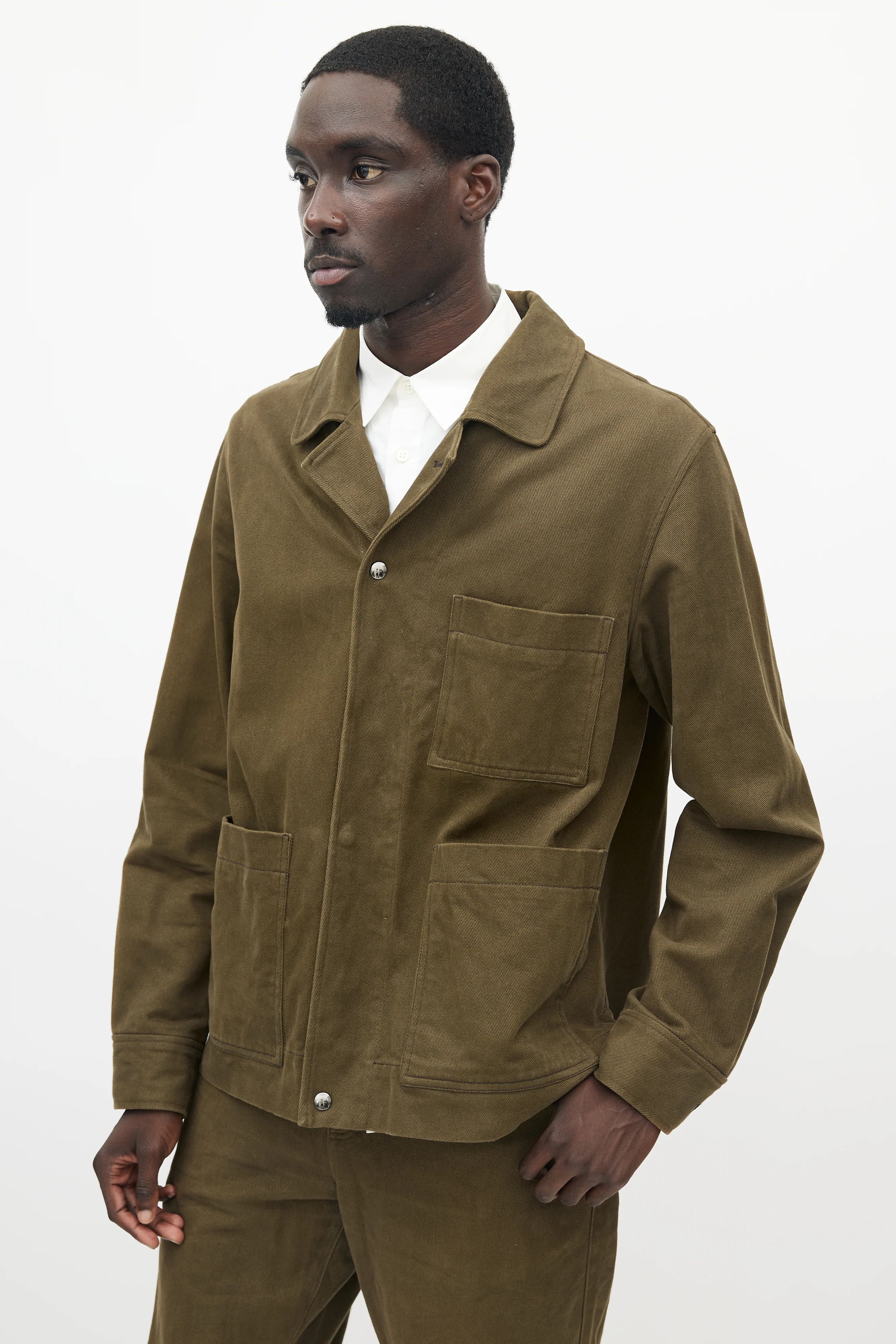 Acne Studios Acne Studios Chore Twill Jacket in brown Size US M / EU 48-50 / 2 - 4 Thumbnail