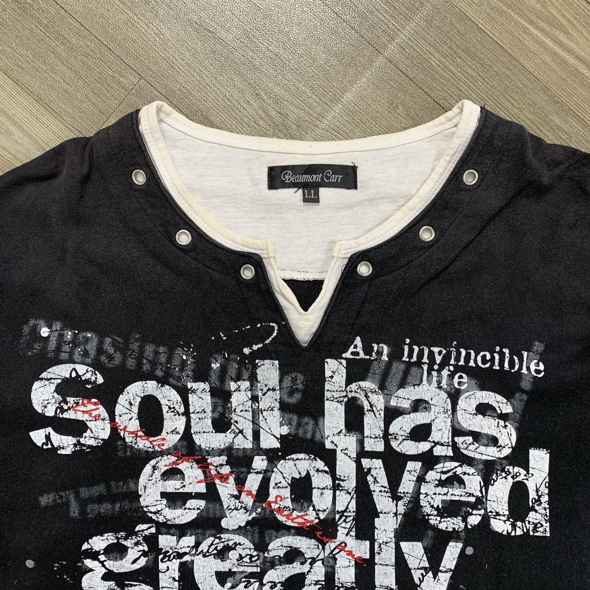 14th Addiction Beaumont Carr Poem Double Layerd LGB ifsixwasnine grunge Size US L / EU 52-54 / 3 - 4 Thumbnail